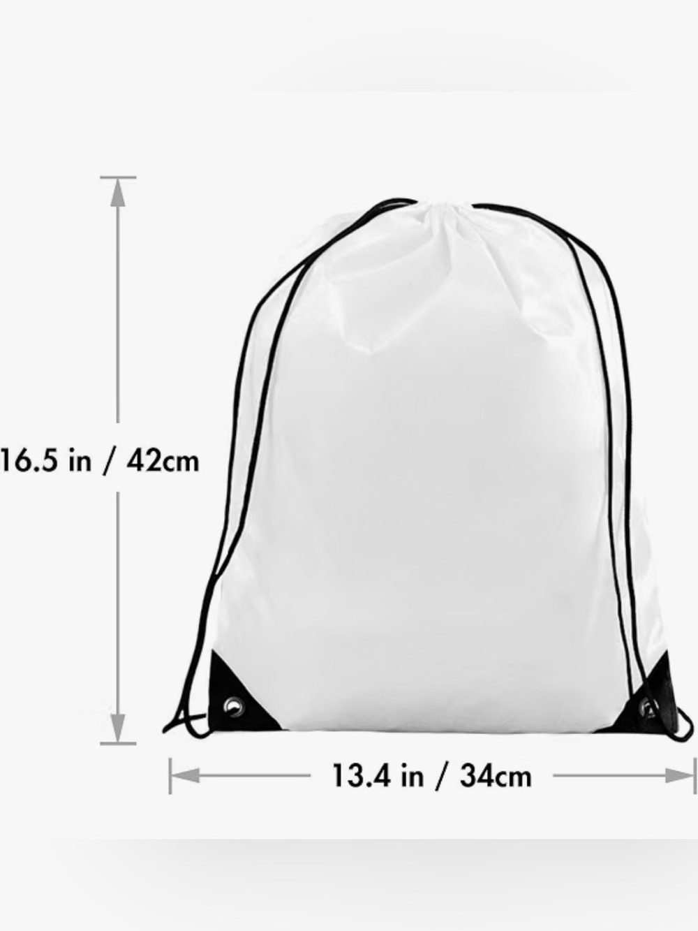 IKAYAS 4 pieces Drawstring Backpack,String Backpack Cinch Sack Sport Gym Backpac - Picture 2 of 14